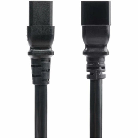 StarTech.com 2ft (60cm) Heavy Duty Extension Cord, IEC 60320 C19 to C20 Black Extension Cord, 20A 250V, 12AWG, UL Listed — BA16-2200-POWER-CORD