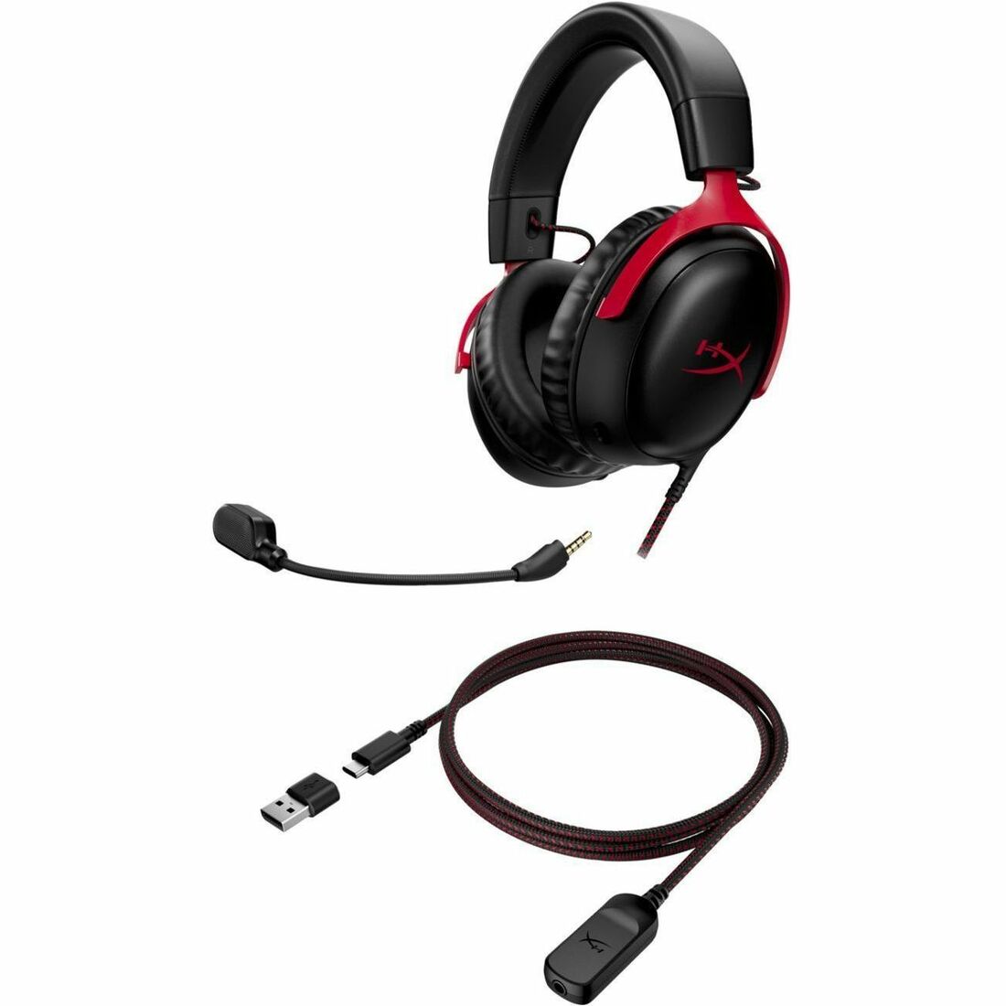 HyperX Cloud III - Gaming Headset (Black/Red) — 727A9AA