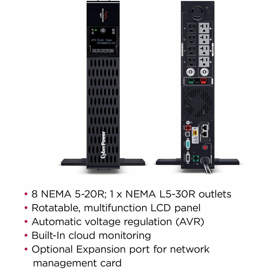 CyberPower PR3000RTXL2UC Smart App Sinewave UPS Systems — PR3000RTXL2UC