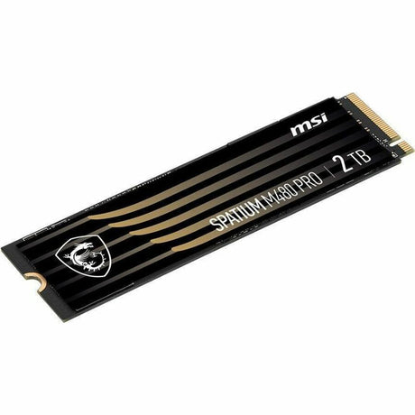 MSI SPATIUM M480 PRO 2 TB Solid State Drive - M.2 2280 Internal - PCI Express NVMe (PCI Express NVMe 4.0 x4) — SM480PN2TB