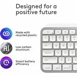 Logitech MX Keys S for Mac, Wireless Keyboard, Fluid, Precise Laptop-Like Typing, Programmable Keys, Backlit, Bluetooth, Pale Grey — 920-011622
