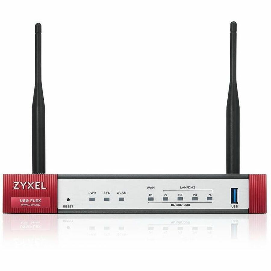 ZYXEL USGFLEX100AXBUN - UTM Cyber Security and VPN Firewall | 1 YR GOLD Bundled Licenses + 1Y Nebula Cloud Pro | Wifi 6 802.11ax — USGFLEX100AXBUN