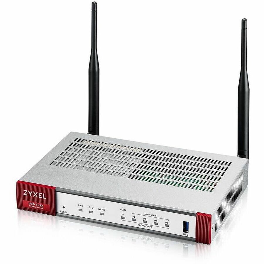 ZYXEL USGFLEX100AXBUN - UTM Cyber Security and VPN Firewall | 1 YR GOLD Bundled Licenses + 1Y Nebula Cloud Pro | Wifi 6 802.11ax — USGFLEX100AXBUN