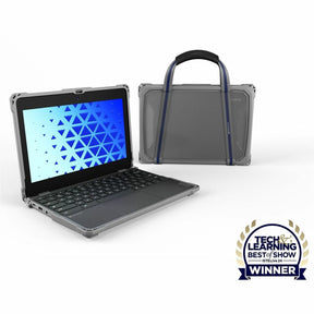Extreme Shell-F3 for Asus CR/CZ/BR 1104 11.6" & 1204 12.2" Clamshell and 2-in-1 Models (Gray) — ASESF31204GRY