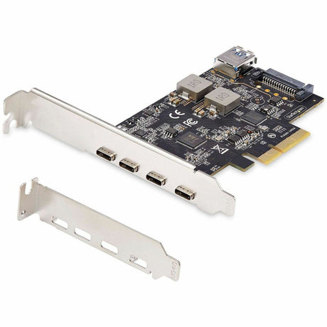 StarTech.com 5-Port USB PCIe Card, USB 3.2 10Gbps, PCI Express Card with 4x USB-C Ports, 1x USB-A Internal Port — PS4C3IA3-USB-C-CARD
