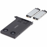 StarTech.com Dual-Bay M.2 NVMe SSD to PCIe x8 Removable Mobile Rack; Bifurcation Required; Tool-less Installation, PCIe Hot-Swap Drive Bay — 2M2-REMOVABLE-PCIE