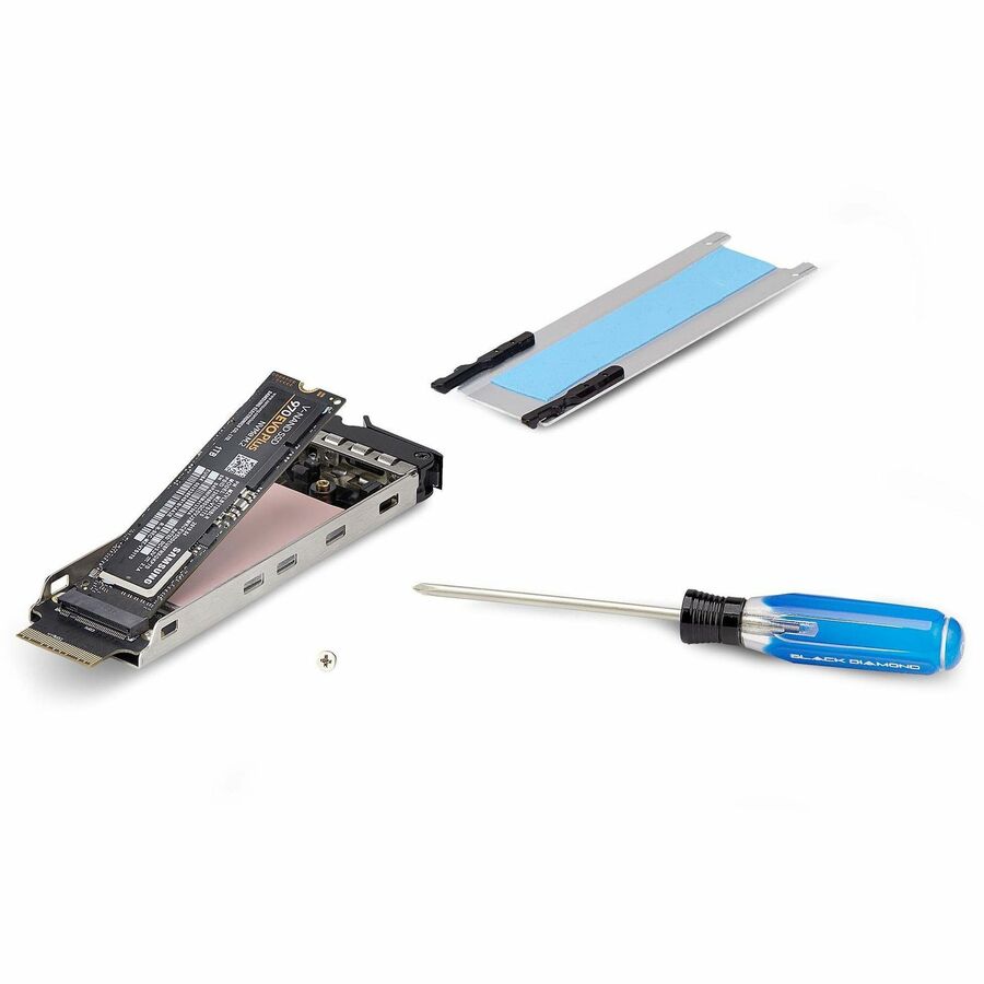 StarTech.com Dual-Bay M.2 NVMe SSD to PCIe x8 Removable Mobile Rack; Bifurcation Required; Tool-less Installation, PCIe Hot-Swap Drive Bay — 2M2-REMOVABLE-PCIE