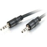 C2G 15ft CMG-Rated 3.5mm Stereo Audio Cable With Low Profile Connectors — 40106
