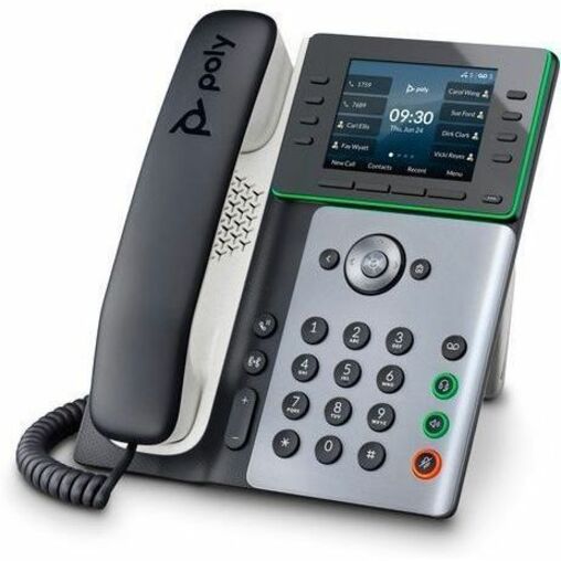 Poly Edge E320 IP Phone - Corded - Corded - Bluetooth - Desktop, Wall Mountable — 89B52AA