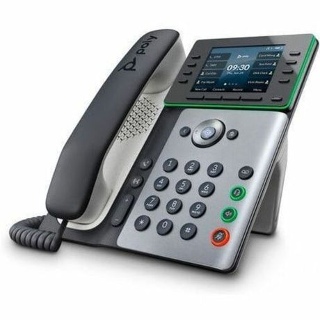 Poly Edge E320 IP Phone - Corded - Corded - Bluetooth - Desktop, Wall Mountable — 89B52AA
