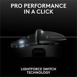 Logitech G PRO X SUPERLIGHT 2 DEX LIGHTSPEED Wireless Gaming Mouse, 60g Pro-Grade Lightweight Mouse With 5 Programmable Buttons, 32k DPI Sensor, USB-C Charging, for PC/Mac - Black — 910-007328