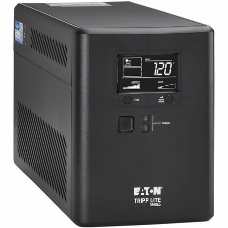 Eaton Tripp Lite Series 750VA 500W 120V Line-Interactive Cloud-Connected UPS with Remote Monitoring - 10 NEMA 5-15R Outlets (5 Surge + 5 Surge and Battery Backup), LCD, 5-15P Plug, Tower — SMART750LCDTNC
