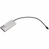 Eaton Tripp Lite Series USB-C Adapter, Dual Display - 4K 60 Hz HDMI, 100W PD Passthrough, Silver, TAA — U444-2H-DL