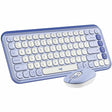 Logitech POP ICON COMBO, Bluetooth Keyboard and Mouse Combo, Comfortable Typing, Programmable Keys and Buttons, Quiet Clicks (Lilac & Off-white) — 920-013043