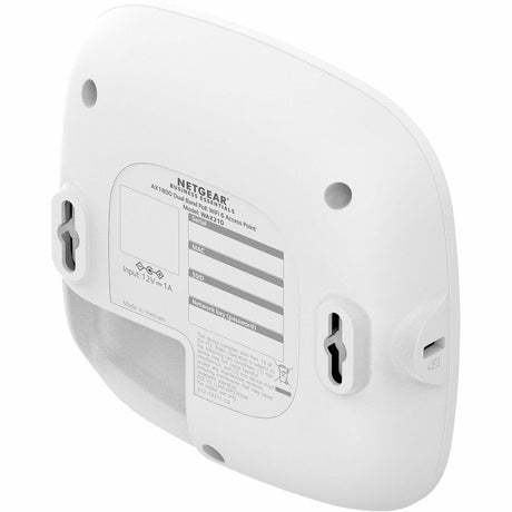 Netgear WAX210 Dual Band Wi-Fi 6 IEEE 802.11 a/b/g/n/ac/ax/e 1.80 Gbit/s Wireless Access Point - Indoor — WAX210-100NAS