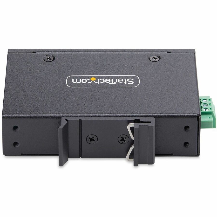 StarTech.com 5-Port Unmanaged Industrial Network Switch, 10/100/1000 Ethernet, DIN Rail/Wall-Mount, IP30 Rated, -40F-167F, 9~60V DC, TAA — I51G-ETHERNET-SWITCH