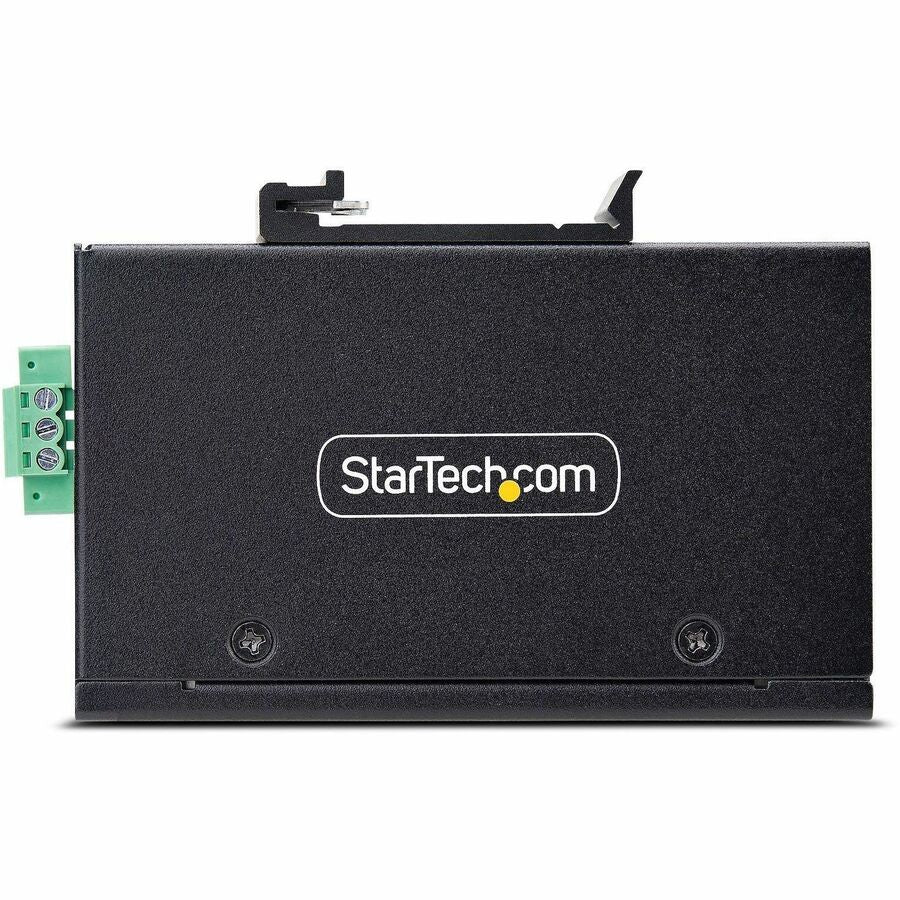 StarTech.com 5-Port Unmanaged Industrial Network Switch, 10/100/1000 Ethernet, DIN Rail/Wall-Mount, IP30 Rated, -40F-167F, 9~60V DC, TAA — I51G-ETHERNET-SWITCH
