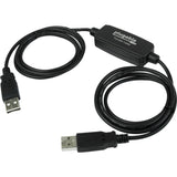 Plugable USB 2.0 Transfer Cable, Unlimited Use, Transfer Data Between 2 Windows PC's — USB-EASY-TRAN