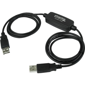 Plugable USB 2.0 Transfer Cable, Unlimited Use, Transfer Data Between 2 Windows PC's — USB-EASY-TRAN