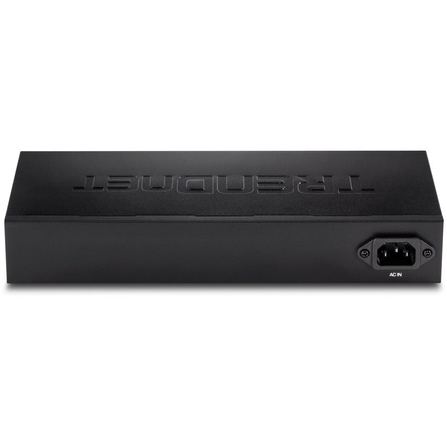 TRENDnet 10-Port Gigabit Web Smart Switch; 20 Gbps Switching Capacity; 8 x RJ-45 Ports; 2 x SFP; Slots; VLAN; QoS; LACP; IPv6 Support; Fanless; Rack Mountable; Lifetime Protection; TEG-082WS