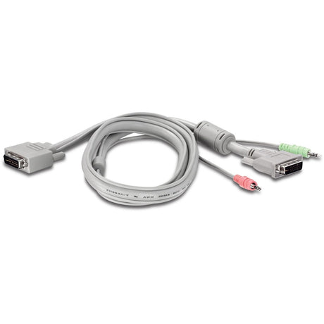 TRENDnet 2-Port DVI USB KVM Switch & Cable Kit with Audio, Manage Two PCs, 2 x USB Keyboard & Mouse Ports, 2 x Bonus USB 2.0 Ports, 2 Way Audio Support, TK-204UK