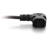 C2G 10ft Universal Right Angle Power Cord - 18AWG - NEMA 5-15P to IEC320C13R - TAA Compliant — 27909