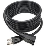 Eaton Tripp Lite Series Power Extension Cord, NEMA 5-15P to NEMA 5-15R - Heavy-Duty, 15A, 120V, 14 AWG, 10 ft. (3.05 m), Black — P024-010