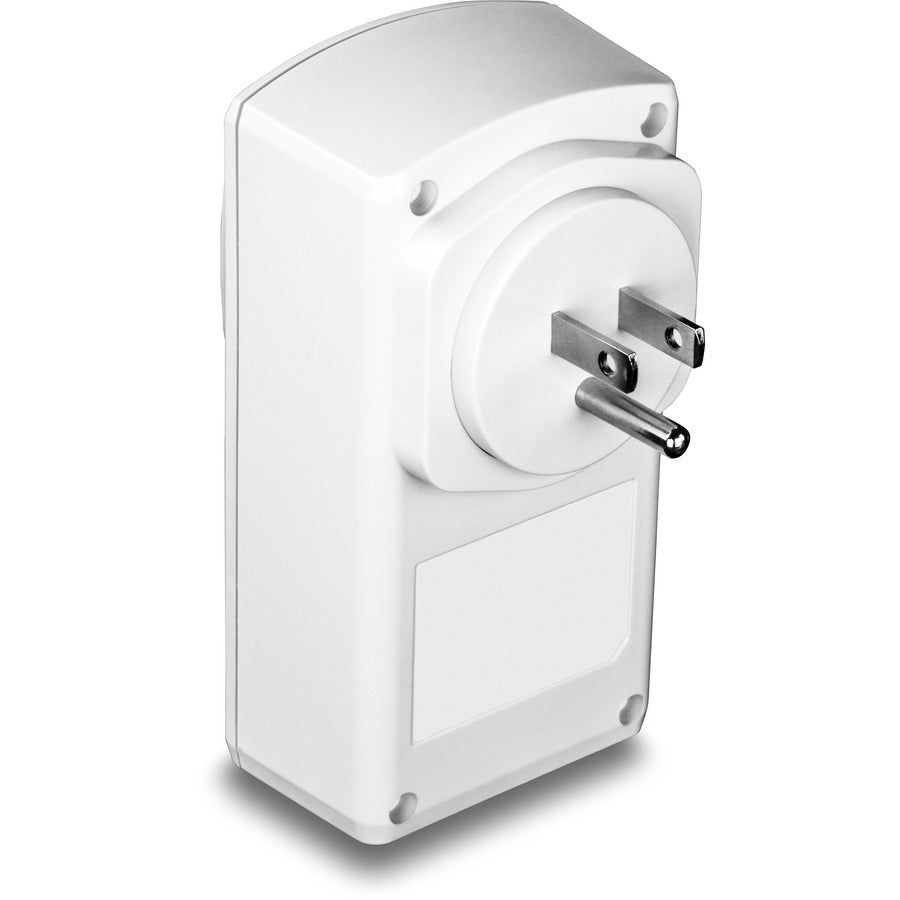 TRENDnet Powerline 500 AV Nano Adapter Kit With Built-In Outlet, Power Outlet Pass-Through, Includes 2 x TPL-407E Adapters, Plug & Play, Ideal For Smart TVs, Gaming, White, TPL-407E2K