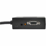 Eaton Tripp Lite Series HDMI to VGA and Audio Adapter, 6 in. (15.2 cm), Black, TAA — P131-06N-2VA-U