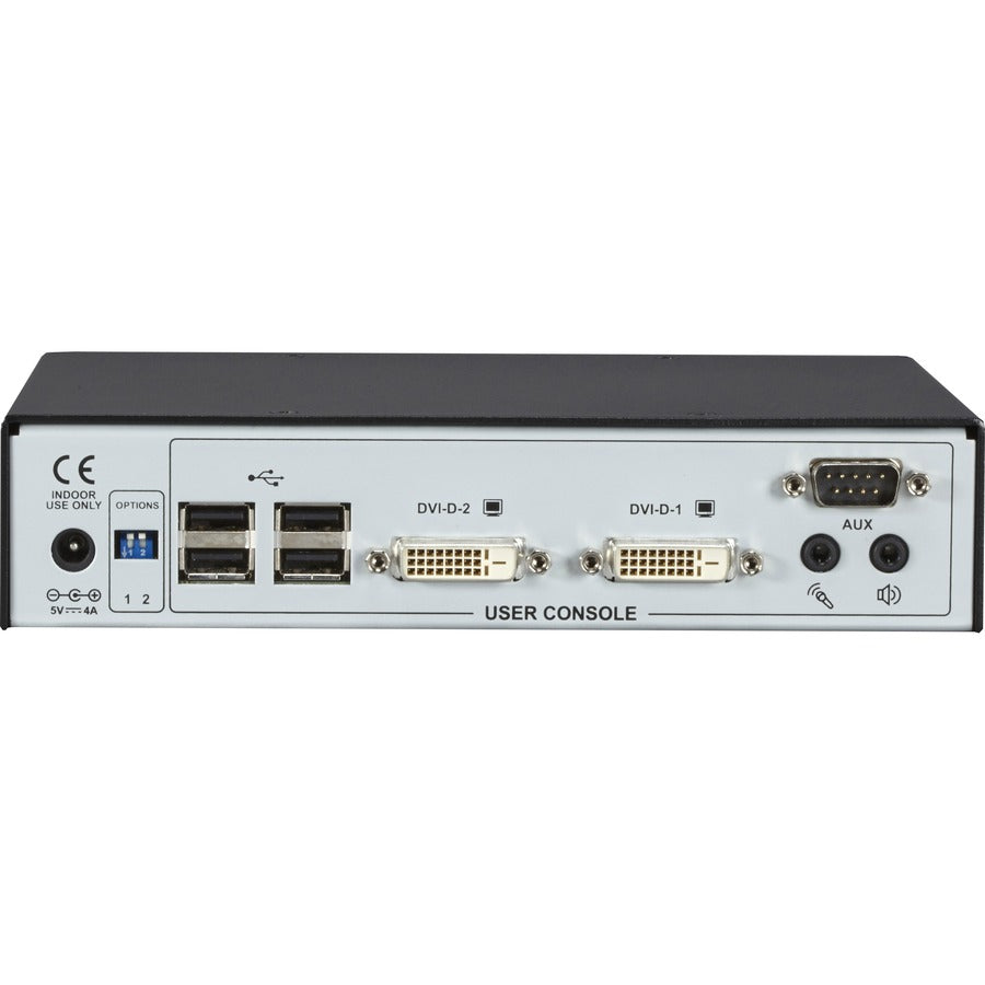 Black Box Agility KVM-Over-IP Matrix, Dual-Head DVI-D, USB 2.0, KVM Receiver — ACR1020A-R