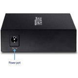TRENDnet 1000Base-T to 1000Base-SX Multi-Mode SC Fiber Converter; Up to 550m (1800 ft.); 2 Gbps Switching Capacity; TFC-GMSC
