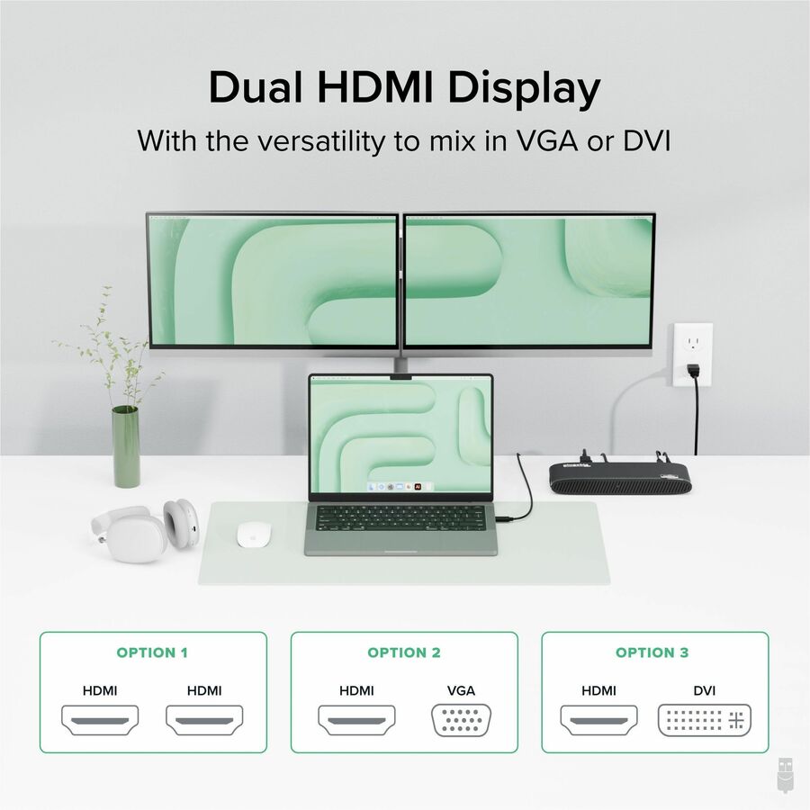 Plugable USB 3.0 Universal Laptop Docking Station for Windows and Mac — UD-3900H