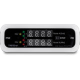 TRENDnet Inline PoE Tester, TC-NTP1, Tests 4PPoE, PoE+, PoE & Passive PoE Technology, Wattage, Voltage, Amperage, Polarity, LED Display, Battery-Free, Troubleshoot PoE Issues, IEEE 802.3af/at/bt — TC-NTP1