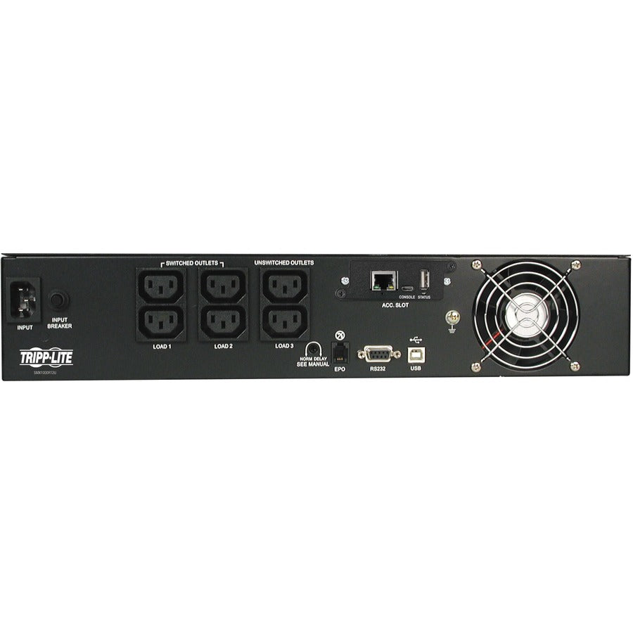 Eaton Tripp Lite Series SmartPro 230V 2200VA 1920W Line-Interactive Sine Wave UPS, 2U, Extended Run, WEBCARDLX, LCD, USB, DB9 — SMX2200XLRT2UN