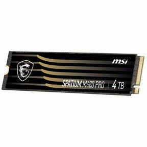 MSI SPATIUM M480 PRO 4 TB Solid State Drive - M.2 2280 Internal - PCI Express NVMe (PCI Express NVMe 4.0 x4) — SM480PN4TB