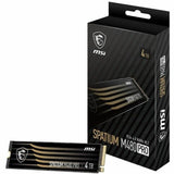 MSI SPATIUM M480 PRO 4 TB Solid State Drive - M.2 2280 Internal - PCI Express NVMe (PCI Express NVMe 4.0 x4) — SM480PN4TB