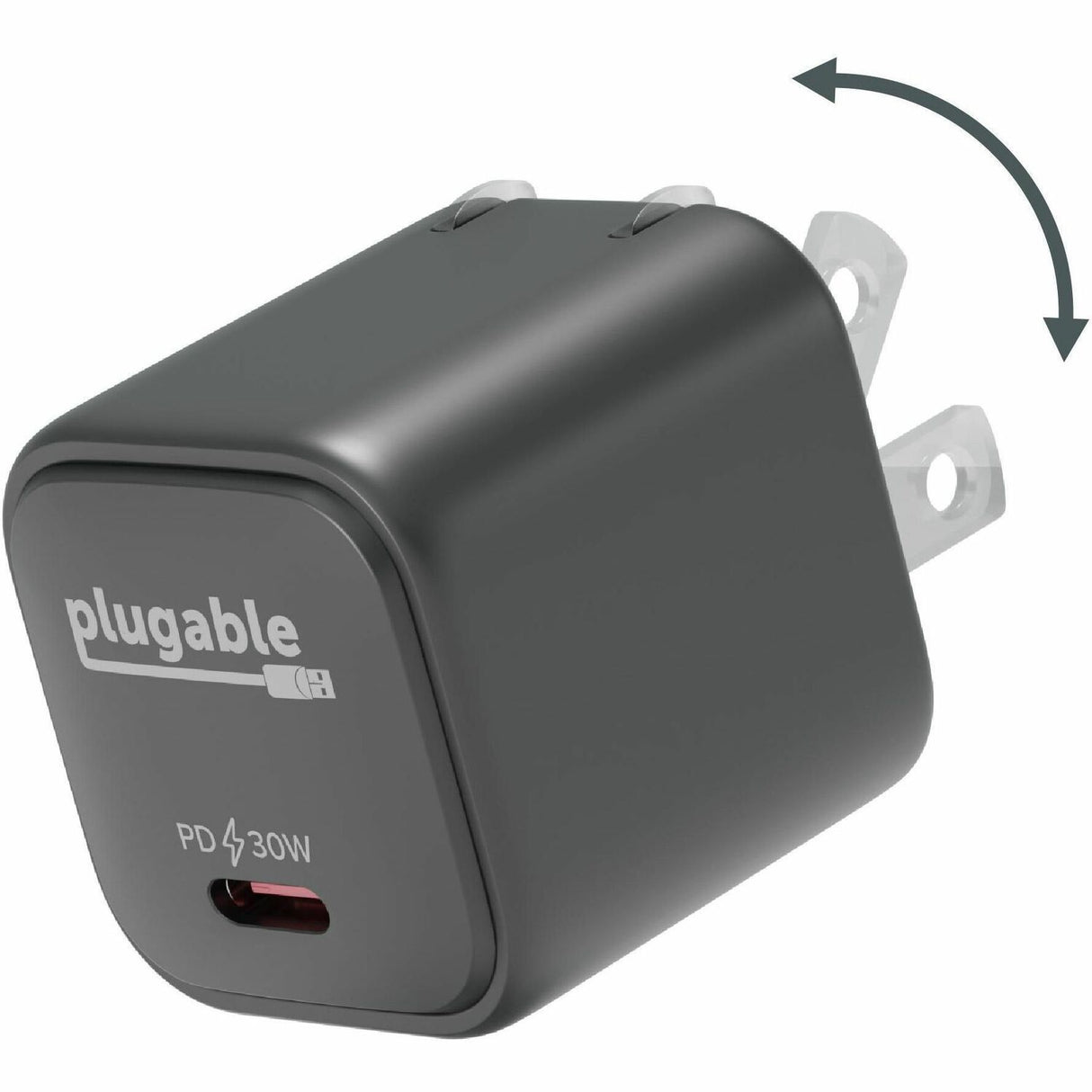 Plugable 30W USB-C GaN Charger - MagSafe-Compatible, Fast Charging for iPhone, iPad, Galaxy & USB-C Devices — PS-30C1B