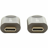 Eaton Tripp Lite Series USB-C to USB-C Plenum-Rated Fiber Active Optical Cable (AOC) - 4K 60 Hz, HDR, 4:4:4, M/M, Black, 15 m (49 ft.), Video-Only — U420F-15M-V