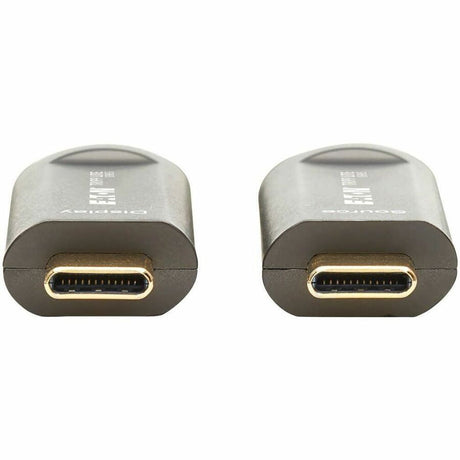 Eaton Tripp Lite Series USB-C to USB-C Plenum-Rated Fiber Active Optical Cable (AOC) - 4K 60 Hz, HDR, 4:4:4, M/M, Black, 15 m (49 ft.), Video-Only — U420F-15M-V