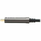 Eaton Tripp Lite Series USB-C to USB-C Plenum-Rated Fiber Active Optical Cable (AOC) - 4K 60 Hz, HDR, 4:4:4, M/M, Black, 15 m (49 ft.), Video-Only — U420F-15M-V