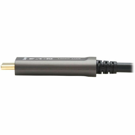 Eaton Tripp Lite Series USB-C to USB-C Plenum-Rated Fiber Active Optical Cable (AOC) - 4K 60 Hz, HDR, 4:4:4, M/M, Black, 15 m (49 ft.), Video-Only — U420F-15M-V