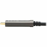 Eaton Tripp Lite Series USB-C to USB-C Plenum-Rated Fiber Active Optical Cable (AOC) - 4K 60 Hz, HDR, 4:4:4, M/M, Black, 15 m (49 ft.), Video-Only — U420F-15M-V