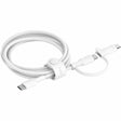 Belkin BoostCharge Pro 2-in-1 Cable with USB-C and Lightning Connector — CAC003fq1.5MWH