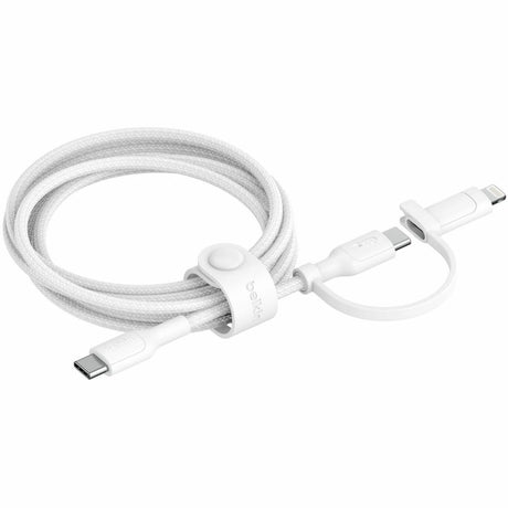 Belkin BoostCharge Pro 2-in-1 Cable with USB-C and Lightning Connector — CAC003fq1.5MWH