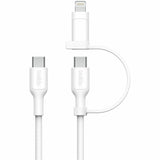 Belkin BoostCharge Pro 2-in-1 Cable with USB-C and Lightning Connector — CAC003fq1.5MWH