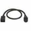 Eaton Tripp Lite Series Power Cord, C20 to C21 - Heavy-Duty, 20A, 250V, 12 AWG, 2.5 ft. (0.76 m), Black — P035-2P5