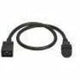 Eaton Tripp Lite Series Power Cord, C20 to C21 - Heavy-Duty, 20A, 250V, 12 AWG, 2.5 ft. (0.76 m), Black — P035-2P5