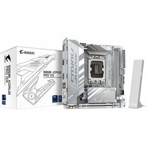 Aorus Ultra Durable B860I AORUS PRO ICE Gaming Desktop Motherboard - Intel B860 Chipset - Socket LGA-1851 - Mini ITX — B860I AORUS PRO ICE