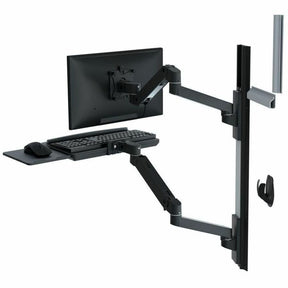 Ergotron Wall Mount for Keyboard, Monitor - Black — 45-696-292