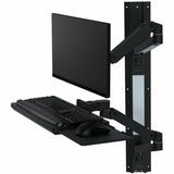 Ergotron Wall Mount for Keyboard, Monitor - Black — 45-696-292